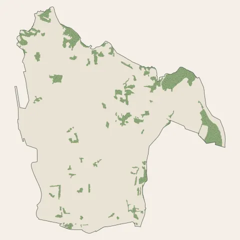 Étel : bois, forêts et landes