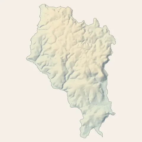Le Faouët : relief