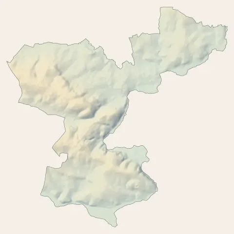 La Gacilly : relief