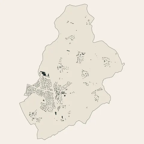 Gestel : bâti