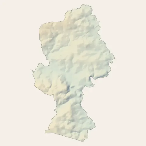 Guer : relief