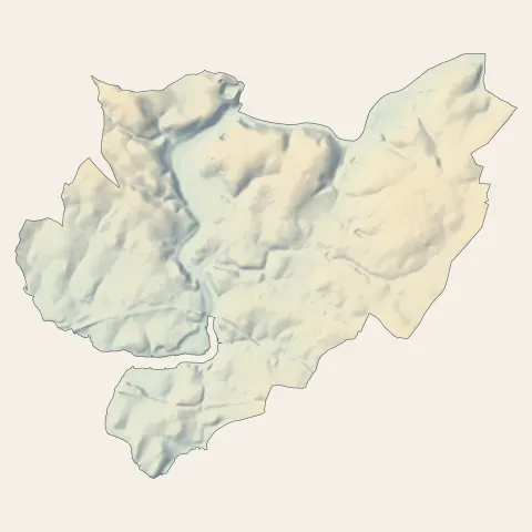 Hennebont : relief