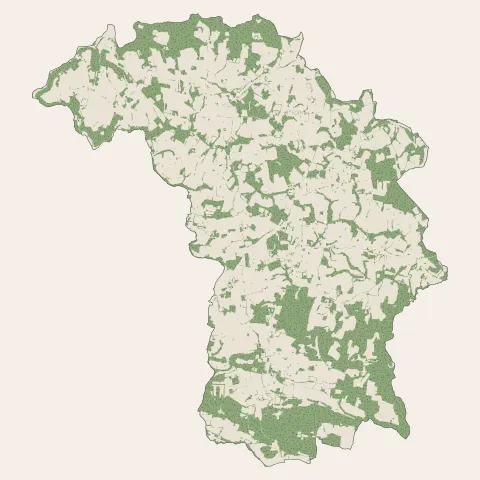Inguiniel : bois, forêts et landes