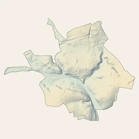 Josselin : relief