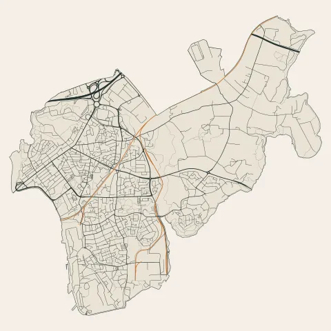 Lanester : voies