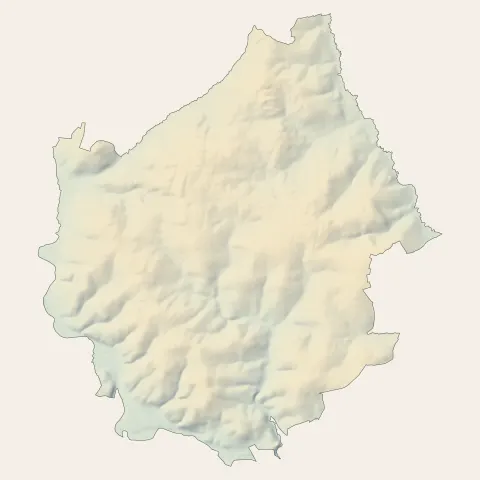 Forges de Lanouée : relief