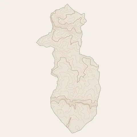 Locqueltas : courbes de niveau