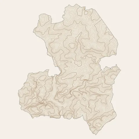 Mauron : courbes de niveau
