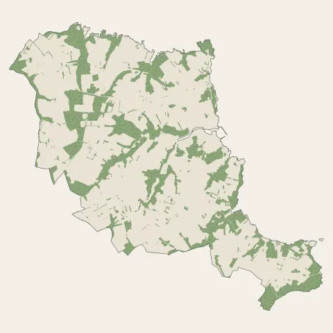 Le Palais : bois, forêts et landes