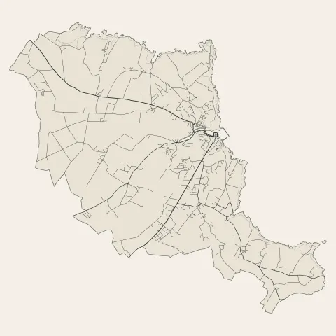 Le Palais : voies