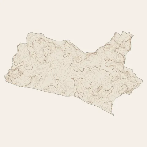 Plescop : courbes de niveau
