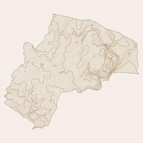 Ploeren : courbes de niveau