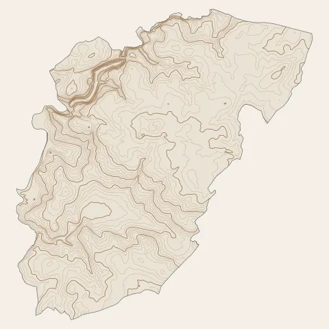 Plougoumelen : courbes de niveau
