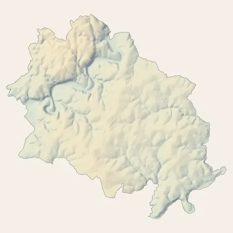 Pluméliau-Bieuzy : relief