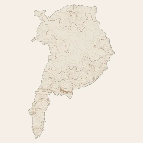 Plumelin : courbes de niveau