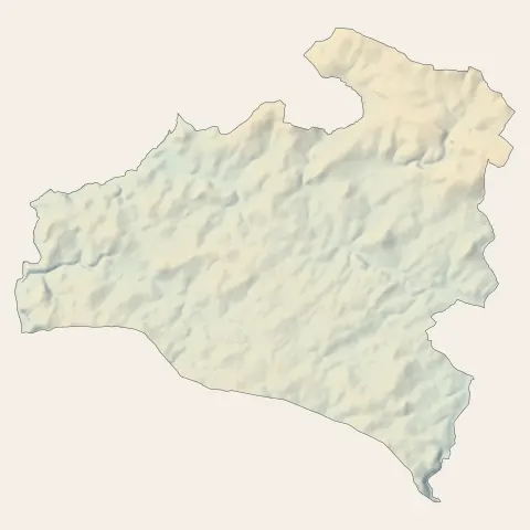 Plumergat : relief