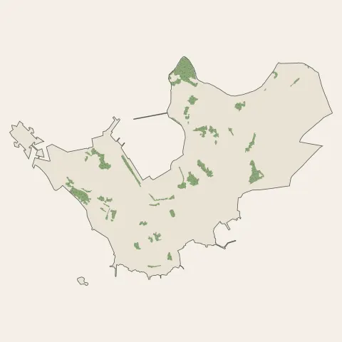 Port-Louis : bois, forêts et landes