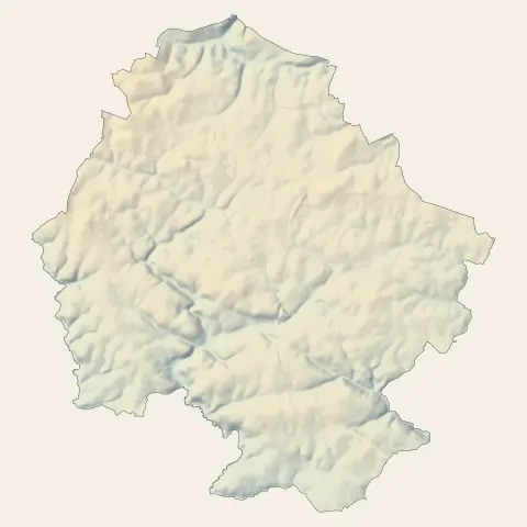 Questembert : relief