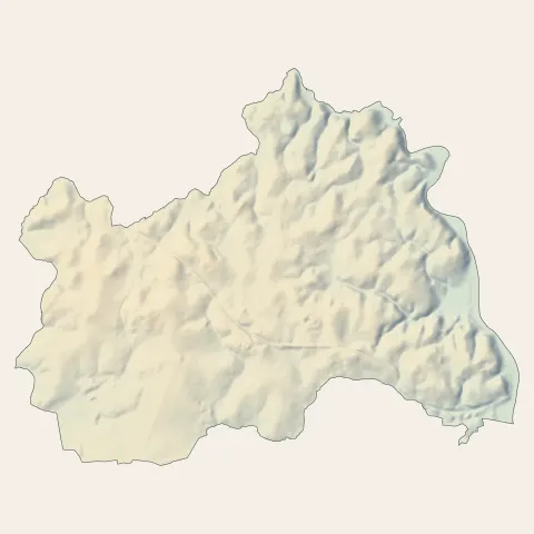 Quéven : relief