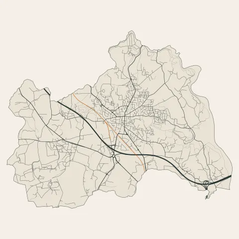 Quéven : voies