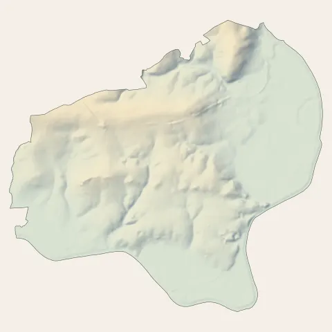 Rieux : relief