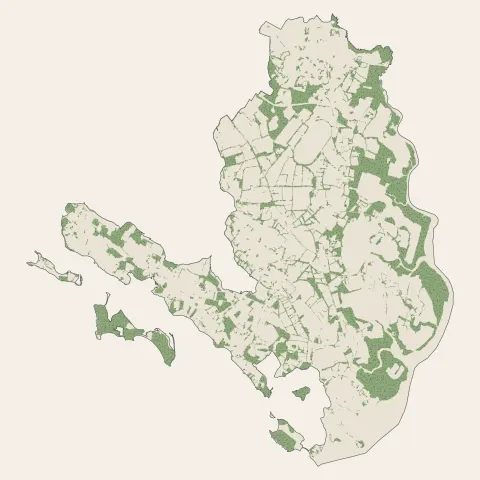 Séné : bois, forêts et landes