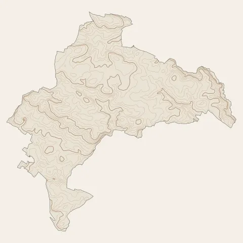 Sulniac : courbes de niveau