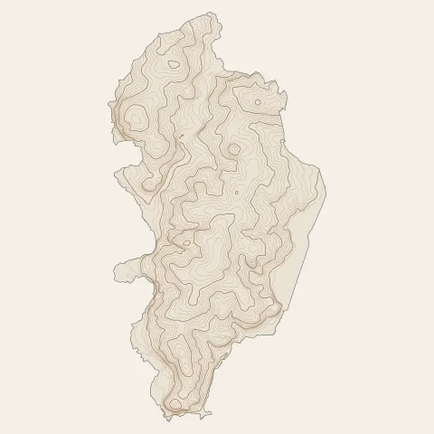 Taupont : courbes de niveau