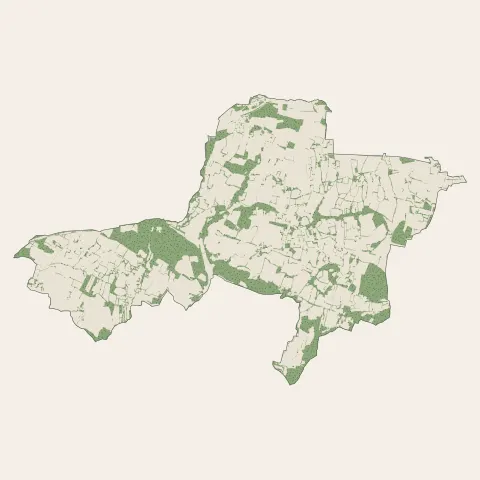 Treffléan : bois, forêts et landes