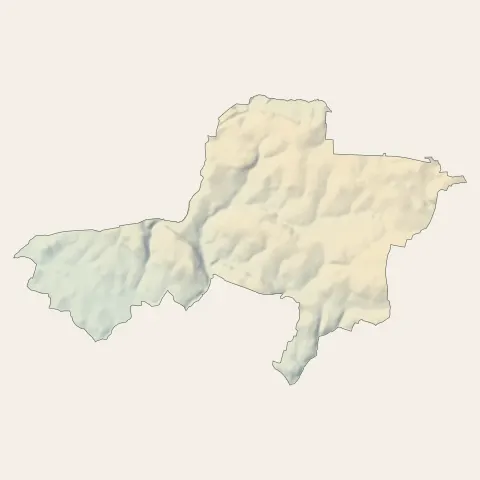 Treffléan : relief