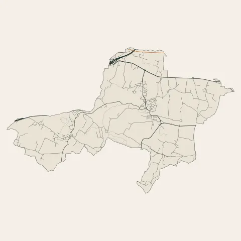 Treffléan : voies