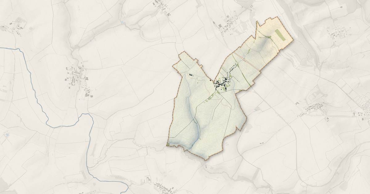 Portrait cartographique de Alaincourt-la-Côte : relief, eau, forêts, bâti et voies, calculés à partir des données de l'IGN