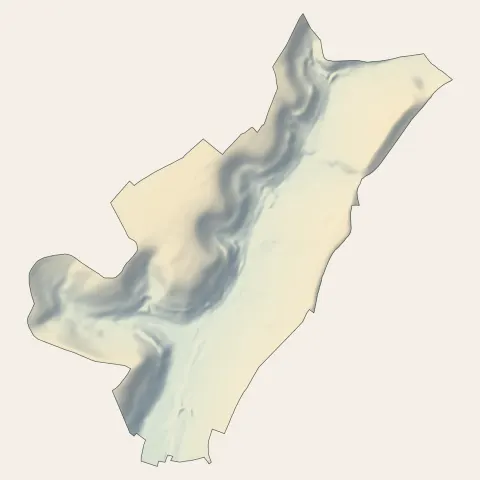 Algrange : relief