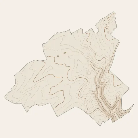 Amanvillers : courbes de niveau
