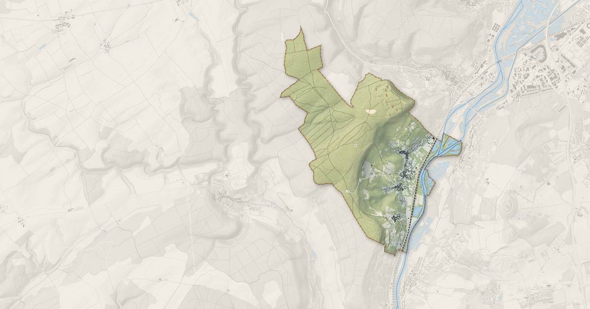 Portrait cartographique de Ancy-Dornot : relief, eau, forêts, bâti et voies, calculés à partir des données de l'IGN