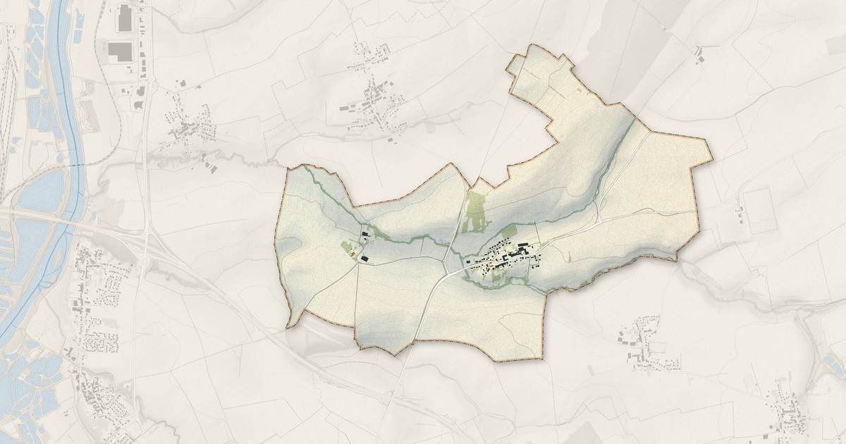 Portrait cartographique de Antilly : relief, eau, forêts, bâti et voies, calculés à partir des données de l'IGN