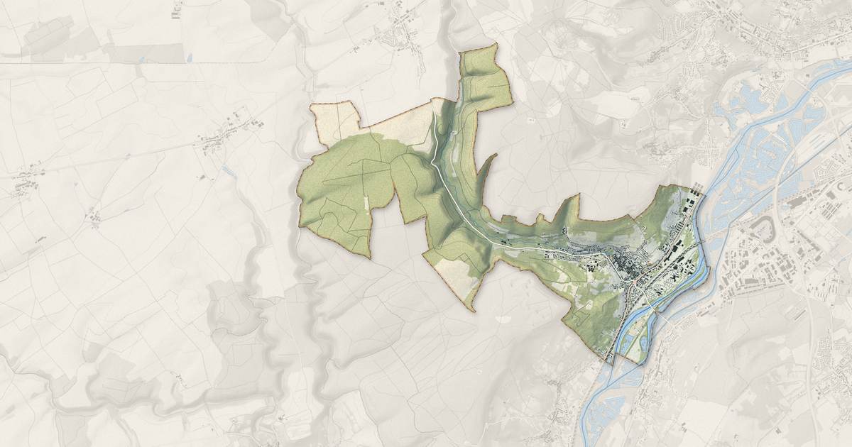 Portrait cartographique de Ars-sur-Moselle : relief, eau, forêts, bâti et voies, calculés à partir des données de l'IGN