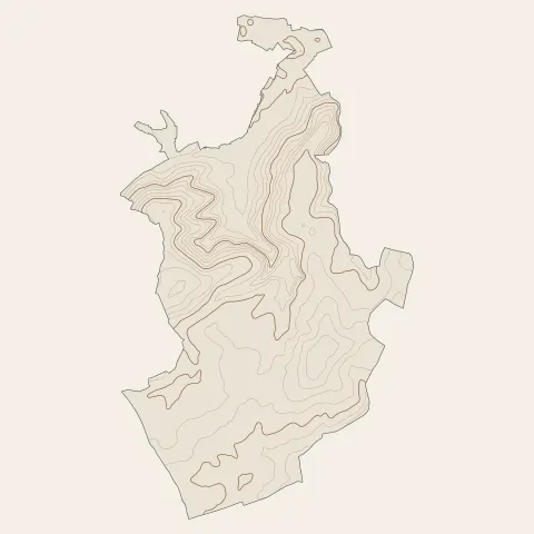 Audun-le-Tiche : courbes de niveau