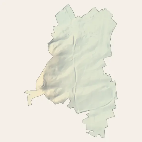 Augny : relief