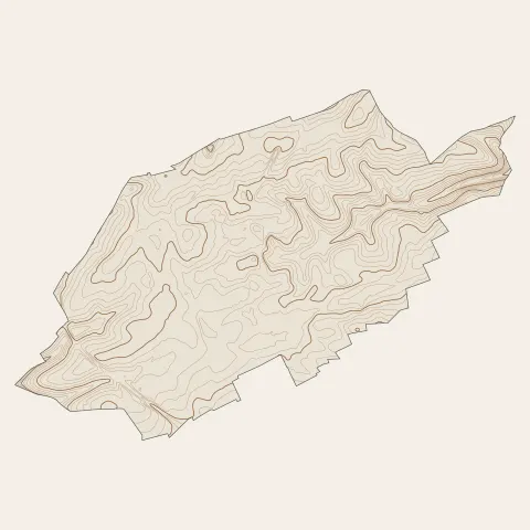 Aumetz : courbes de niveau