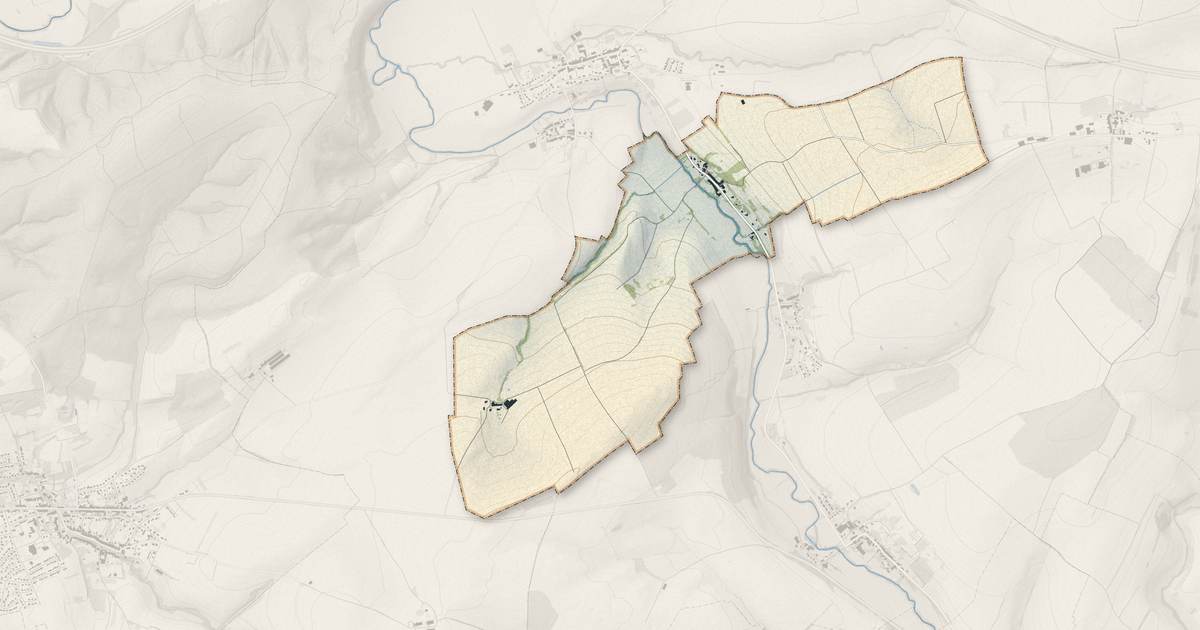 Portrait cartographique de Bannay : relief, eau, forêts, bâti et voies, calculés à partir des données de l'IGN