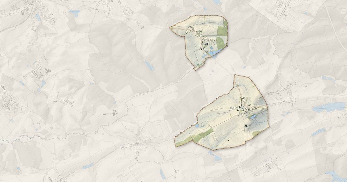 Portrait cartographique de Barst : relief, eau, forêts, bâti et voies, calculés à partir des données de l'IGN