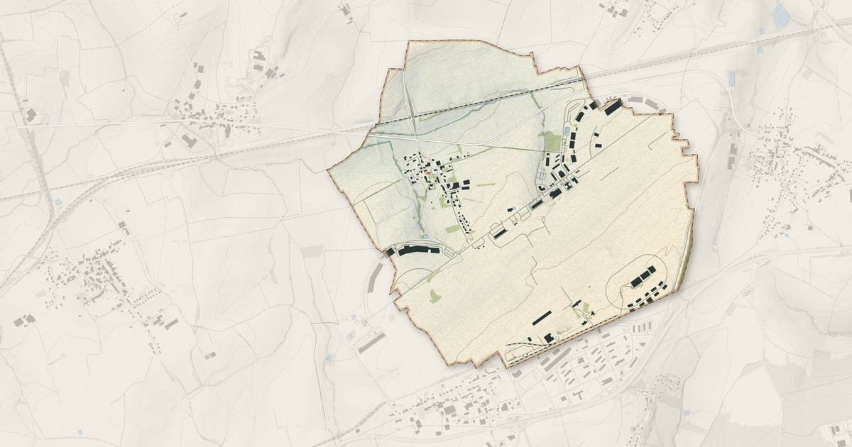 Portrait cartographique de Bourscheid : relief, eau, forêts, bâti et voies, calculés à partir des données de l'IGN