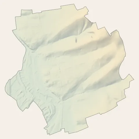 Bousse : relief
