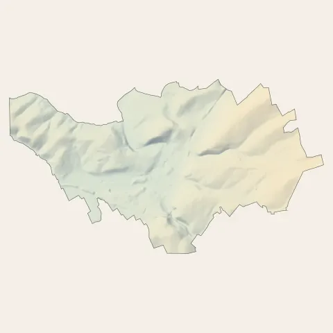 Bouzonville : relief