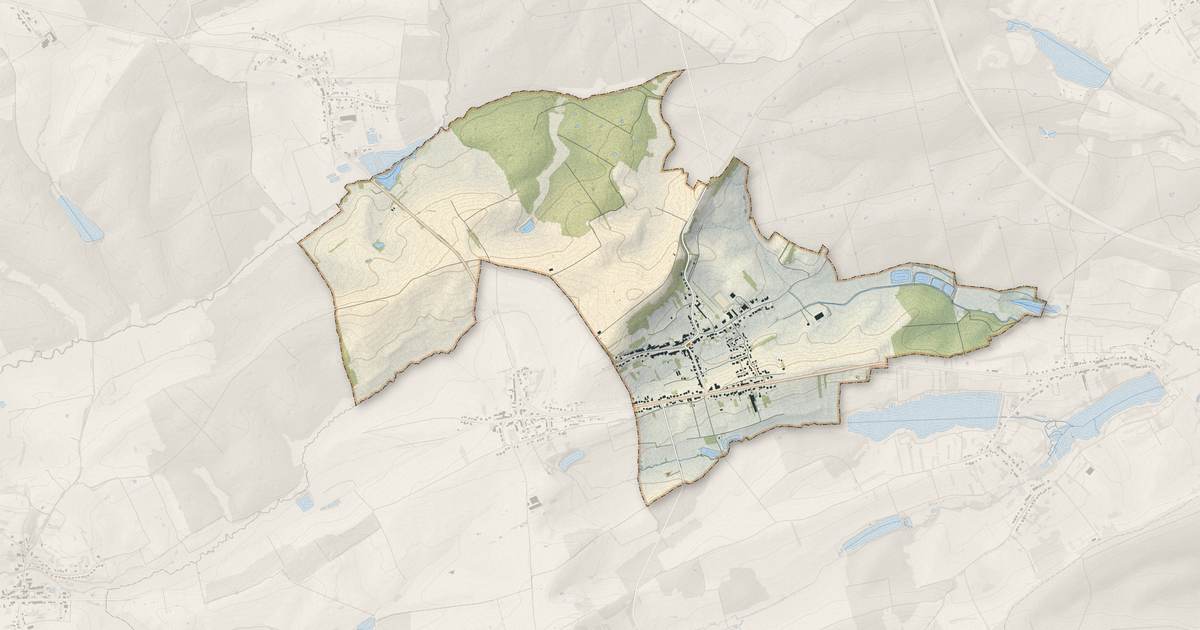 Portrait cartographique de Cappel : relief, eau, forêts, bâti et voies, calculés à partir des données de l'IGN