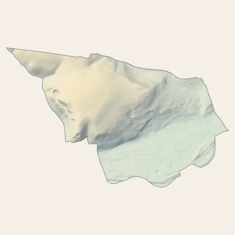 Clouange : relief
