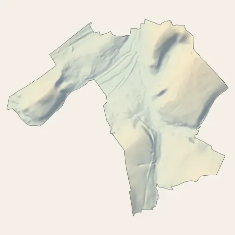 Cocheren : relief