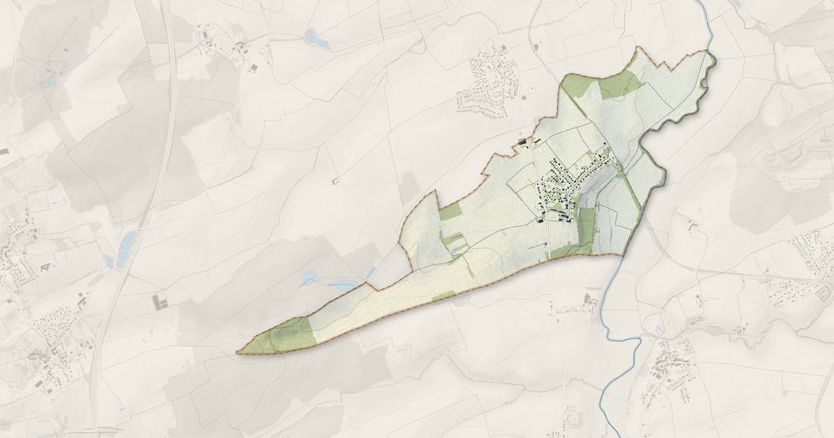 Portrait cartographique de Coin-sur-Seille : relief, eau, forêts, bâti et voies, calculés à partir des données de l'IGN