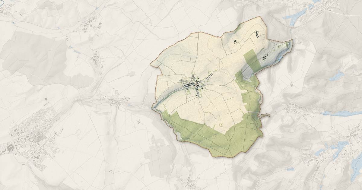Portrait cartographique de Coume : relief, eau, forêts, bâti et voies, calculés à partir des données de l'IGN